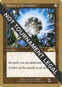 Sphere of Resistance - 1999 Jakub Slemr (EXO) (SB) — World Championship Decks