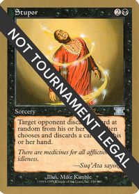 Stupor - 1999 Jakub Slemr (6ED) — World Championship Decks