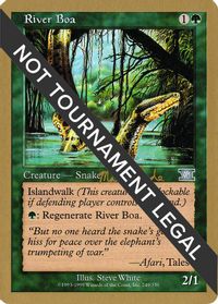 River Boa - 1999 Matt Linde (6ED) — World Championship Decks
