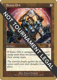 Static Orb - 2001 Alex Borteh (7ED) — World Championship Decks
