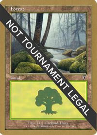 Forest (328) - 2001 Jan Tomcani (7ED) — World Championship Decks