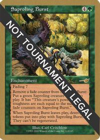 Saproling Burst - 2001 Jan Tomcani (NMS) — World Championship Decks