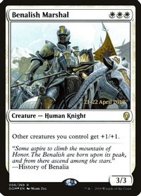 Benalish Marshal — Prerelease Cards