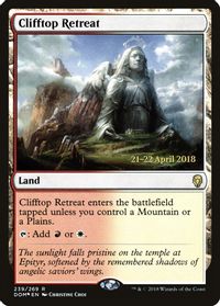 Clifftop Retreat — Prerelease Cards