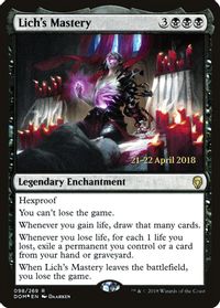 Lich's Mastery — Prerelease Cards