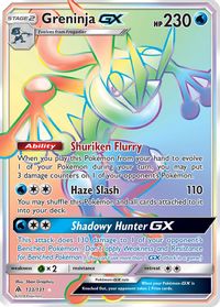 Greninja GX (Secret) — SM - Forbidden Light