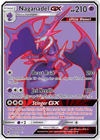 Naganadel GX (Full Art) — SM - Forbidden Light