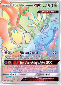 Ultra Necrozma GX (Secret) — SM - Forbidden Light