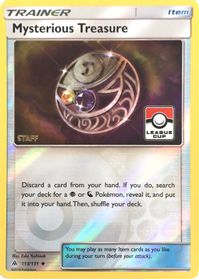 Mysterious Treasure - 113/131 (League Cup) [Staff] — League & Championship Cards
