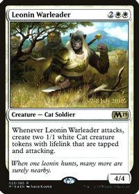 Leonin Warleader — Prerelease Cards