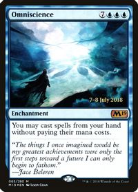Omniscience — Prerelease Cards