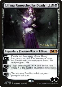 Liliana, Untouched by Death — Prerelease Cards