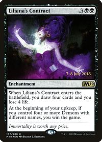 Liliana's Contract — Prerelease Cards