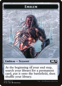 Emblem - Tezzeret, Artifice Master — Core Set 2019