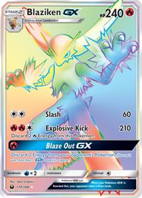 Blaziken GX (Secret) — SM - Celestial Storm