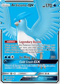 Articuno GX (Full Art) — SM - Celestial Storm