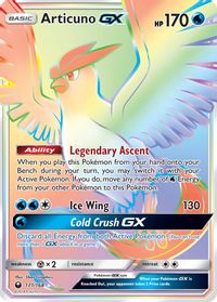 Articuno GX (Secret) — SM - Celestial Storm