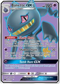 Banette GX (Full Art) — SM - Celestial Storm