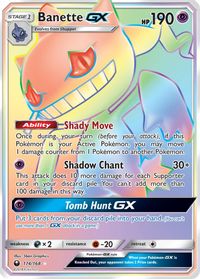 Banette GX (Secret) — SM - Celestial Storm