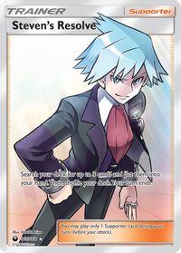 Steven's Resolve (Full Art) — SM - Celestial Storm