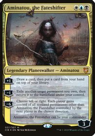 Aminatou, the Fateshifter (Commander 2018) — Oversize Cards
