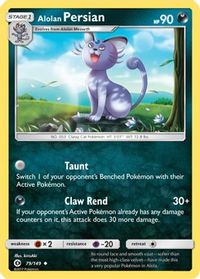 Alolan Persian - 79/149 (Cosmos Holo) — Blister Exclusives