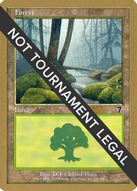 Forest (328) - 2002 Brian Kibler (7ED) — World Championship Decks