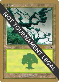 Forest (331) - 2002 Brian Kibler (7ED) — World Championship Decks