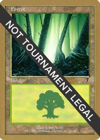 Forest (330) - 2002 Brian Kibler (7ED) — World Championship Decks