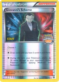 Giovanni's Scheme - 138/162 (Regional Championships) [Staff] — League & Championship Cards