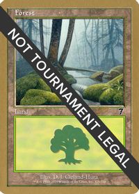 Forest (328) - 2002 Raphael Levy (7ED) — World Championship Decks