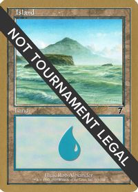 Island (333) - 2002 Raphael Levy (7ED) — World Championship Decks