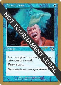 Mental Note - 2002 Raphael Levy (JUD) — World Championship Decks