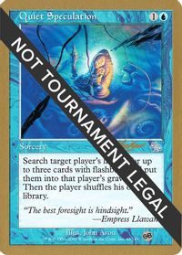 Quiet Speculation - 2002 Sim Han How (JUD) (SB) — World Championship Decks