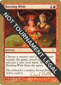 Burning Wish - 2003 Peer Kroger (JUD) — World Championship Decks