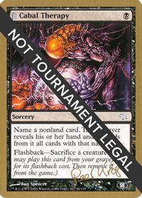 Cabal Therapy - 2003 Peer Kroger (JUD) (SB) — World Championship Decks
