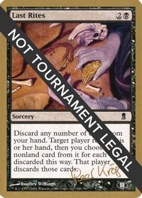 Last Rites - 2003 Peer Kroger (ODY) (SB) — World Championship Decks