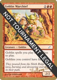 Goblin Warchief - 2003 Wolfgang Eder (SCG) — World Championship Decks