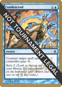 Condescend - 2004 Gabriel Nassif (5DN) — World Championship Decks