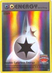Double Colorless Energy - 90/108 (North America Championships) [Staff] — League & Championship Cards