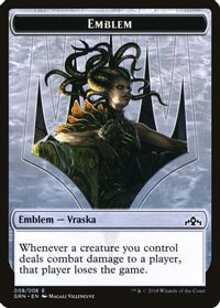 Emblem - Vraska, Golgari Queen — Guilds of Ravnica