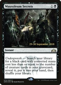 Mausoleum Secrets — Prerelease Cards