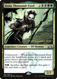 Izoni, Thousand-Eyed — Prerelease Cards