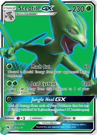 Sceptile GX (Full Art) — SM - Lost Thunder