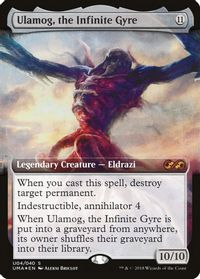 Ulamog, the Infinite Gyre — Ultimate Masters: Box Toppers