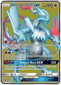 White Kyurem GX - SM141 — SM Promos