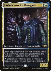 Lavinia, Azorius Renegade — Game Day & Store Championship Promos