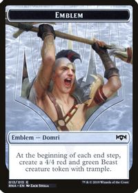 Emblem - Domri, Chaos Bringer — Ravnica Allegiance