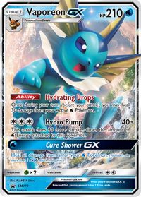 Vaporeon GX - SM172 — SM Promos