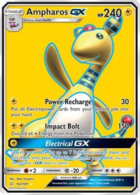 Ampharos GX (Full Art) — SM - Team Up